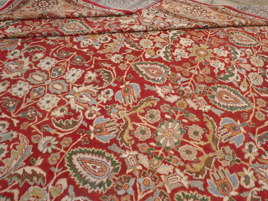 Antique Persian Mahal Oversize Carpet, No.33053 - Gsblank