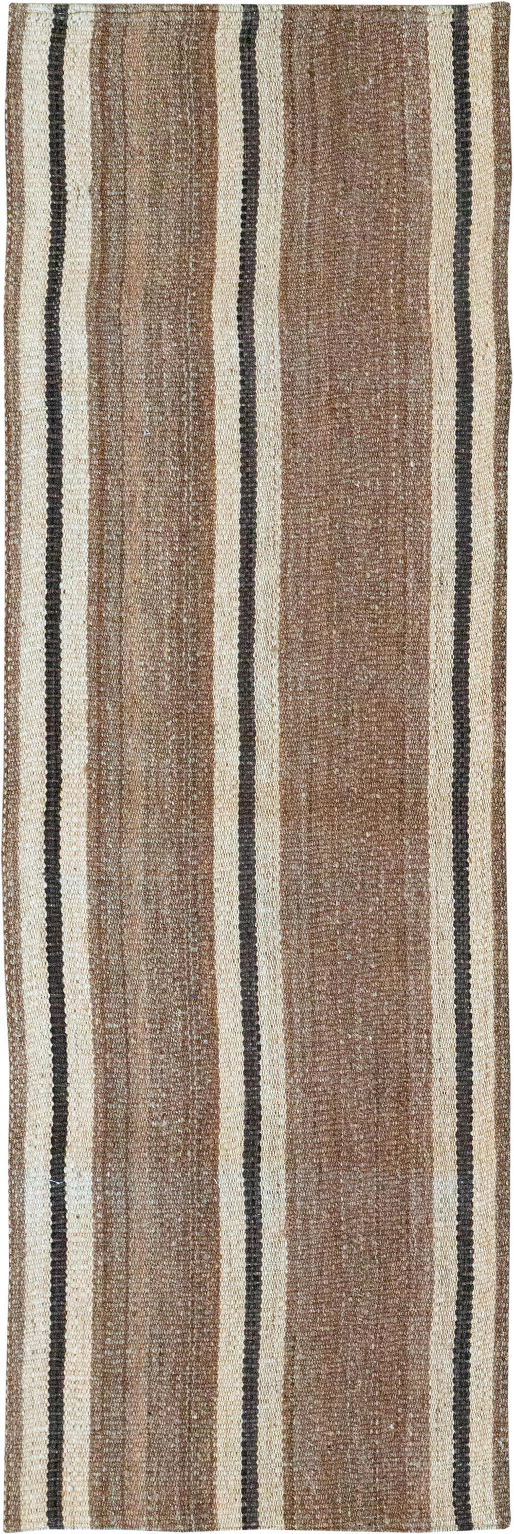 Vintage Turkish Flatweave Kilim Runner, No.33061 - Gsblank