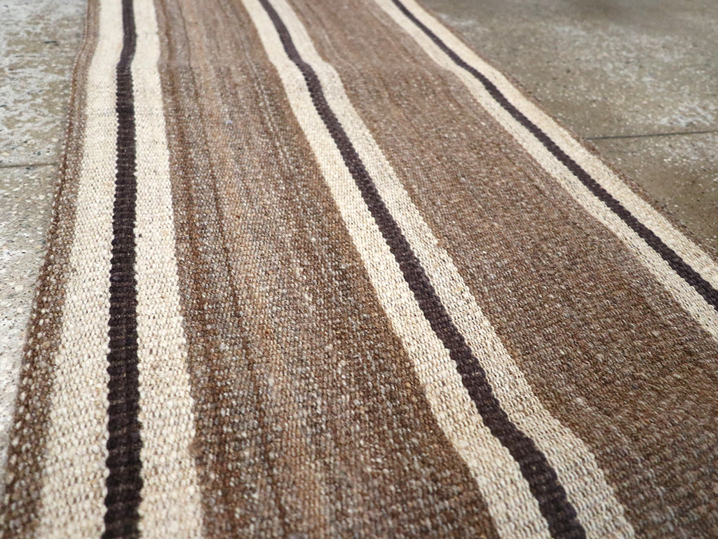 Vintage Turkish Flatweave Kilim Runner, No.33061 - Gsblank