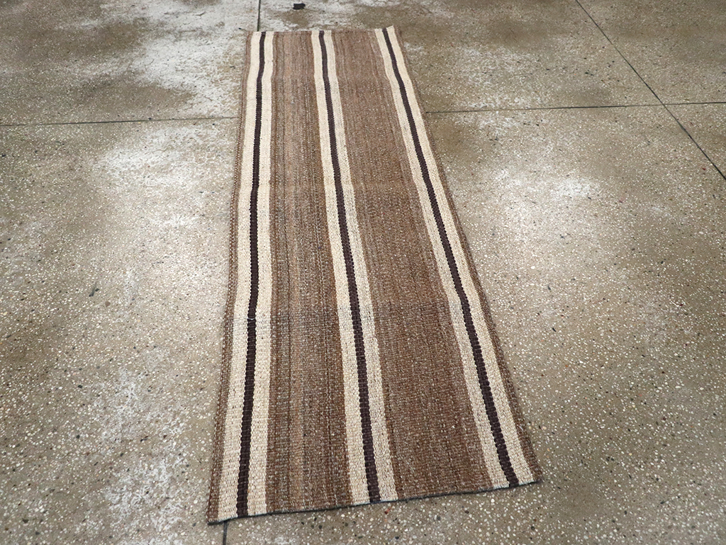 Vintage Turkish Flatweave Kilim Runner, No.33061 - Gsblank