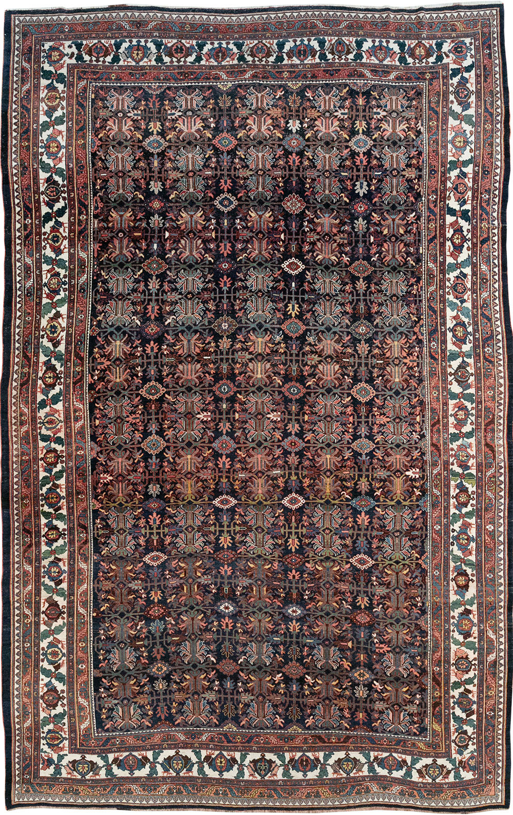 Antique Persian Kurd Bidjar Large Carpet, No.33062 - Gsblank