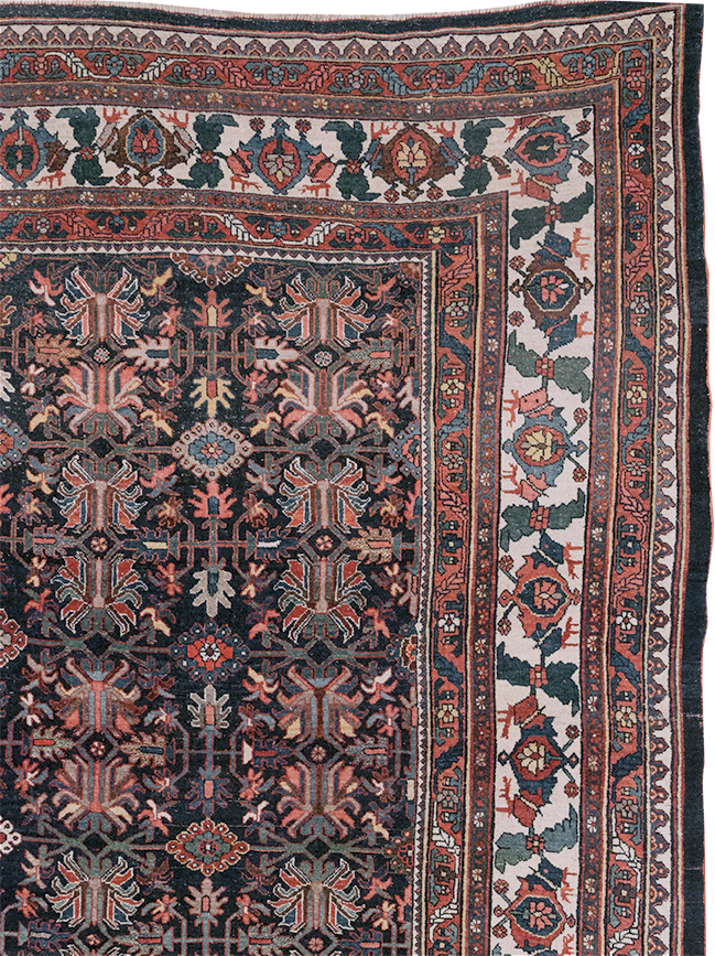 Antique Persian Kurd Bidjar Large Carpet, No.33062 - Gsblank