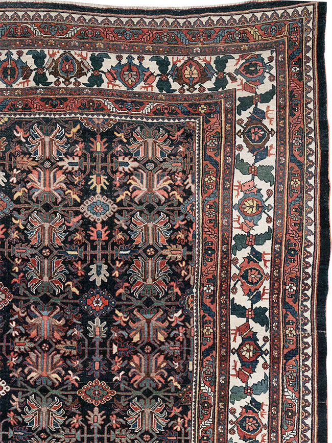 Antique Persian Kurd Bidjar Large Carpet, No.33062 - Gsblank