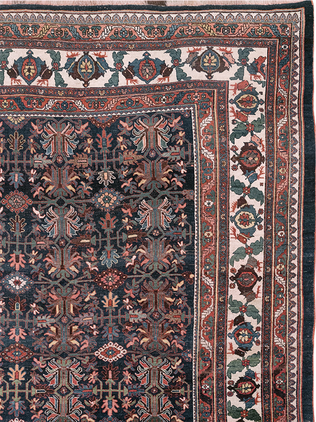 Antique Persian Kurd Bidjar Large Carpet, No.33062 - Gsblank