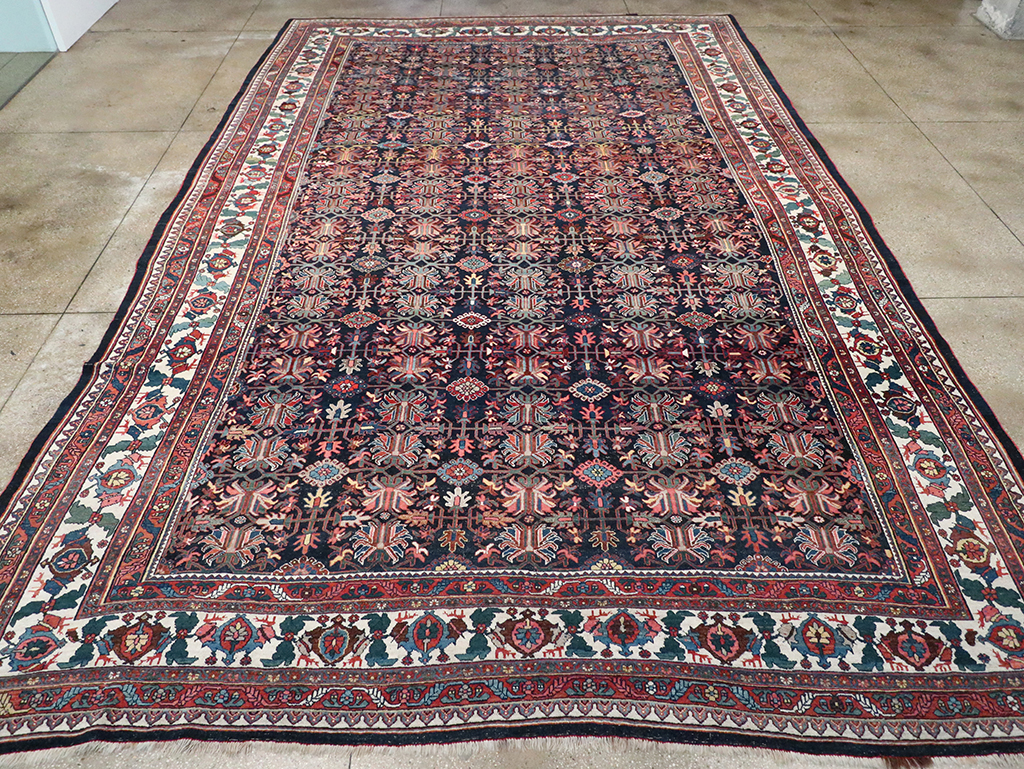 Antique Persian Kurd Bidjar Large Carpet, No.33062 - Gsblank