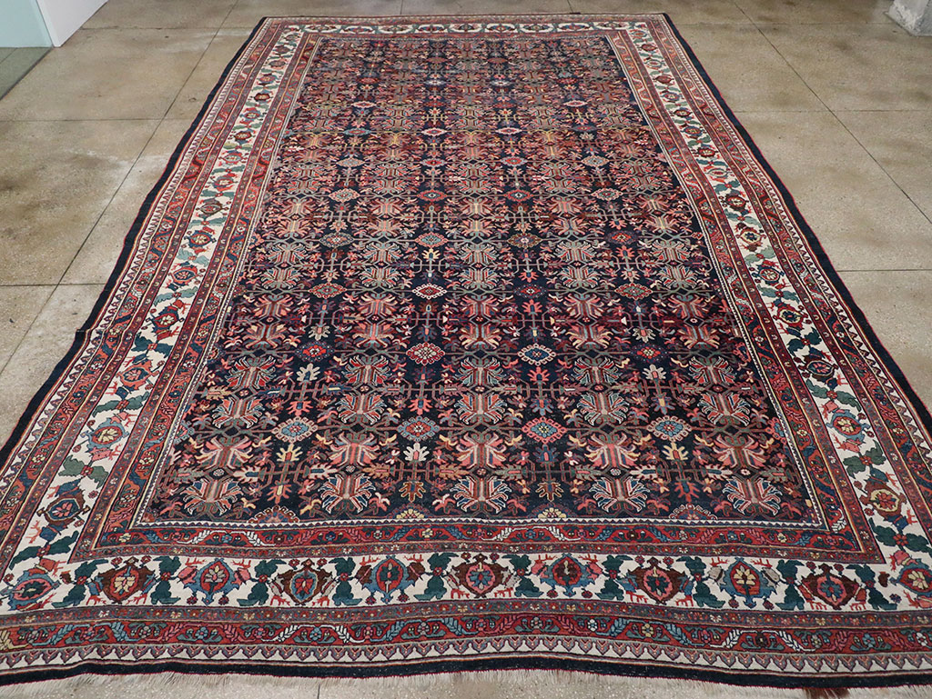 Antique Persian Kurd Bidjar Large Carpet, No.33062 - Gsblank