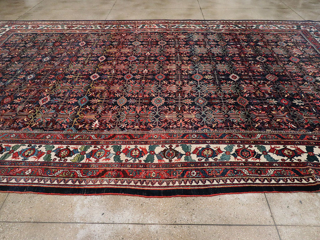 Antique Persian Kurd Bidjar Large Carpet, No.33062 - Gsblank