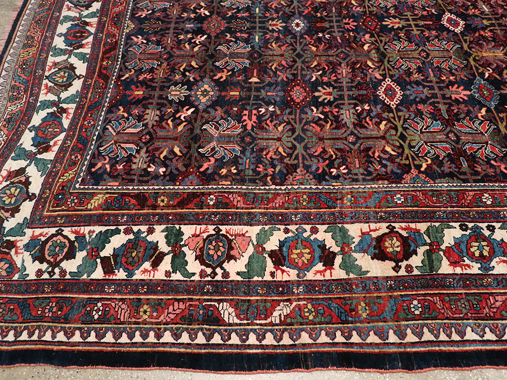 Antique Persian Kurd Bidjar Large Carpet, No.33062 - Gsblank
