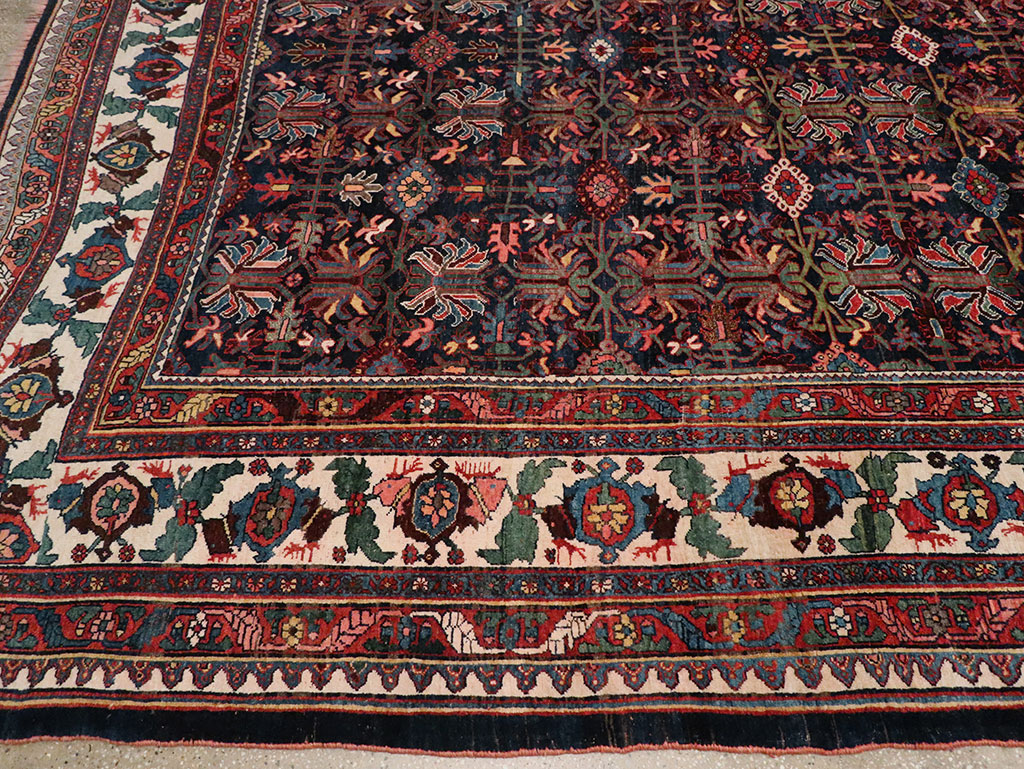 Antique Persian Kurd Bidjar Large Carpet, No.33062 - Gsblank