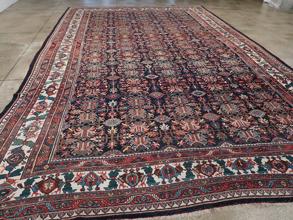 Antique Persian Kurd Bidjar Large Carpet, No.33062 - Gsblank