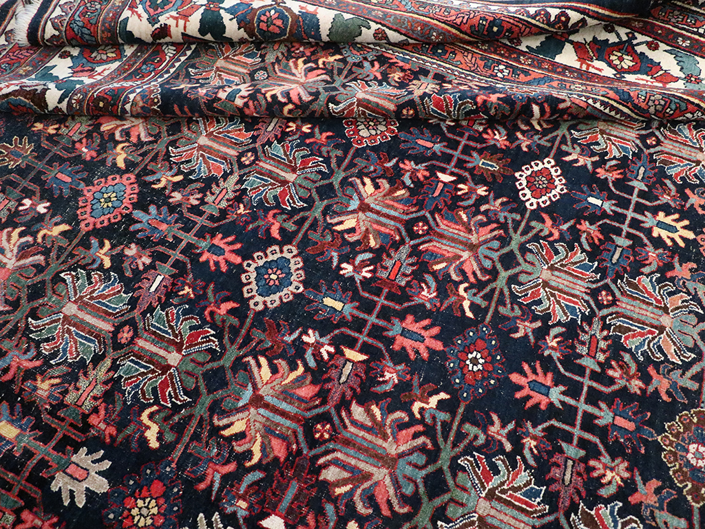 Antique Persian Kurd Bidjar Large Carpet, No.33062 - Gsblank