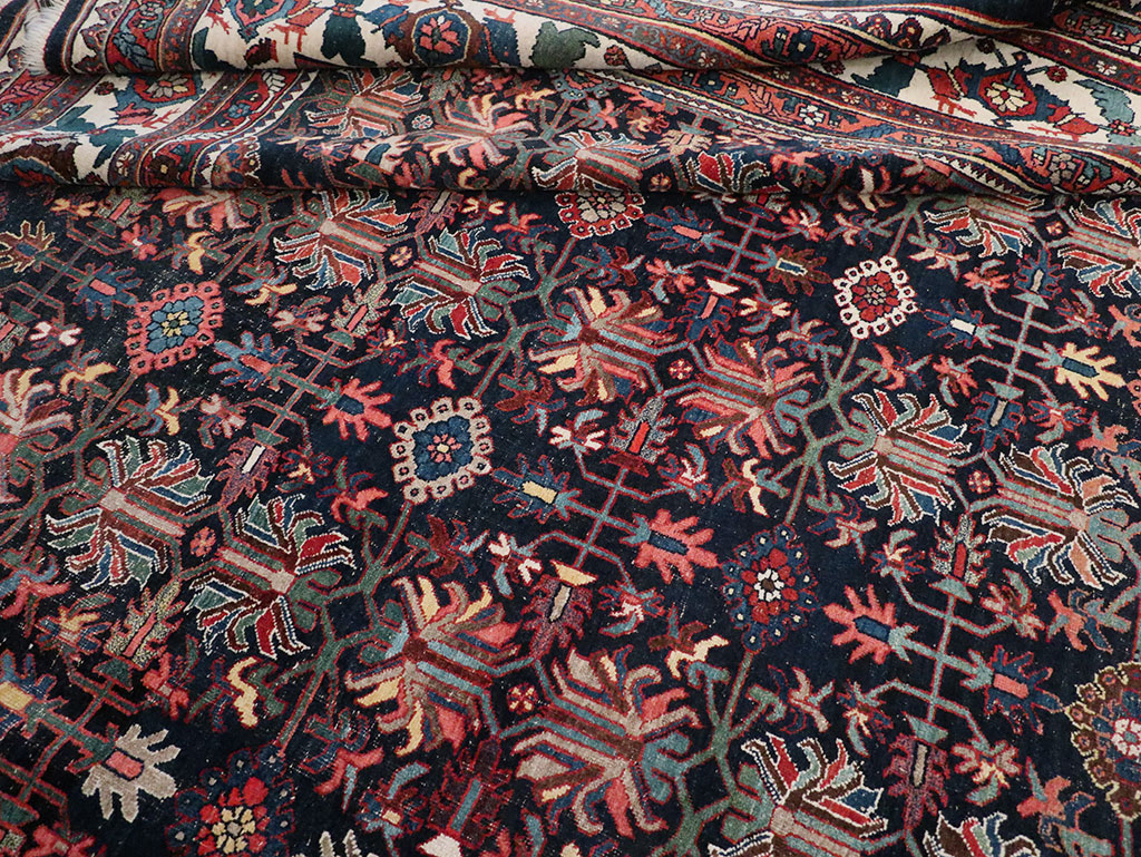 Antique Persian Kurd Bidjar Large Carpet, No.33062 - Gsblank