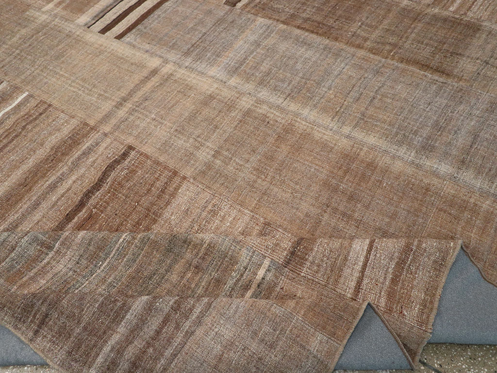 Vintage Turkish Flatweave Kilim Room Size Carpet, No.33068 - Gsblank