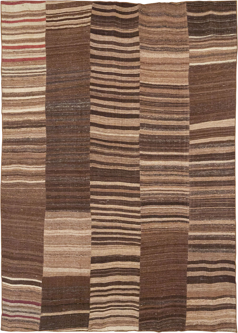 Vintage Turkish Flatweave Kilim Room Size Carpet, No.33069 - Gsblank