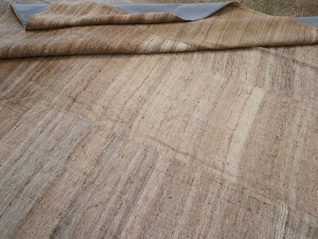 Vintage Turkish Flatweave Kilim Room Size Carpet, No.33074 - Gsblank