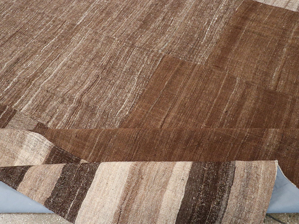 Vintage Turkish Flatweave Kilim Room Size Carpet, No.33076 - Gsblank