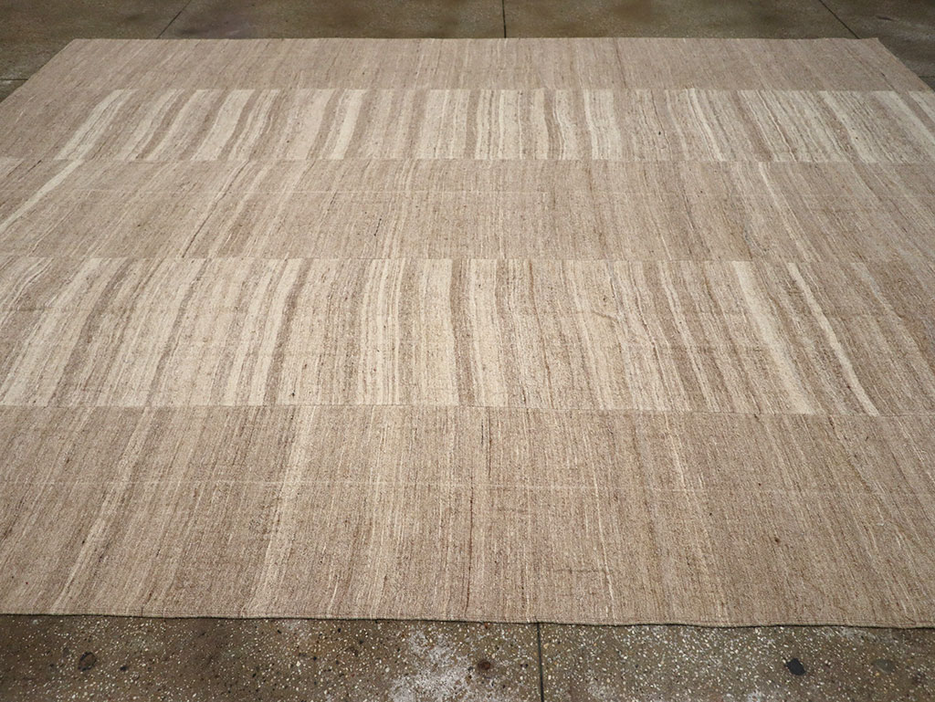 Vintage Turkish Flatweave Kilim Room Size Carpet, No.33077 - Gsblank