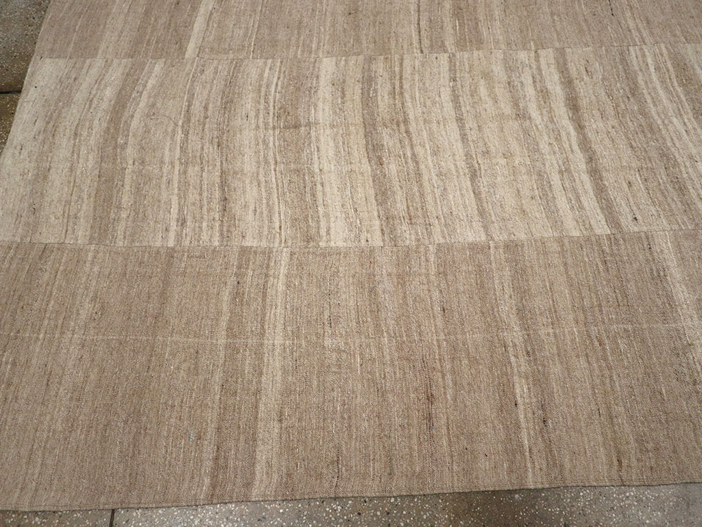 Vintage Turkish Flatweave Kilim Room Size Carpet, No.33077 - Gsblank