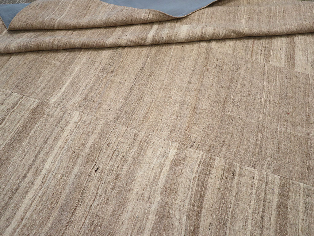 Vintage Turkish Flatweave Kilim Room Size Carpet, No.33077 - Gsblank