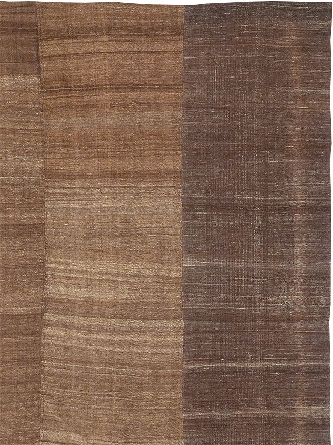 Vintage Turkish Flatweave Kilim Room Size Carpet, No.33078 - Gsblank