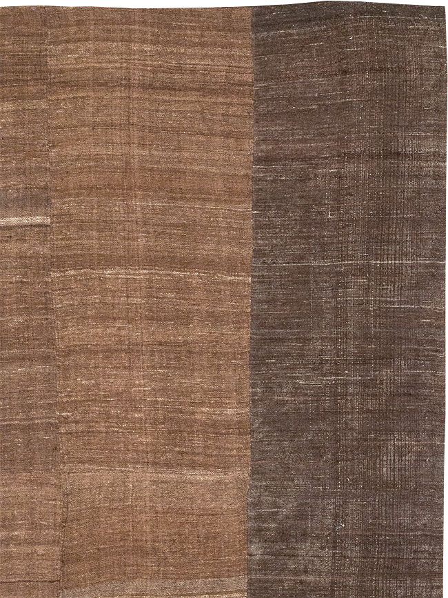 Vintage Turkish Flatweave Kilim Room Size Carpet, No.33078 - Gsblank