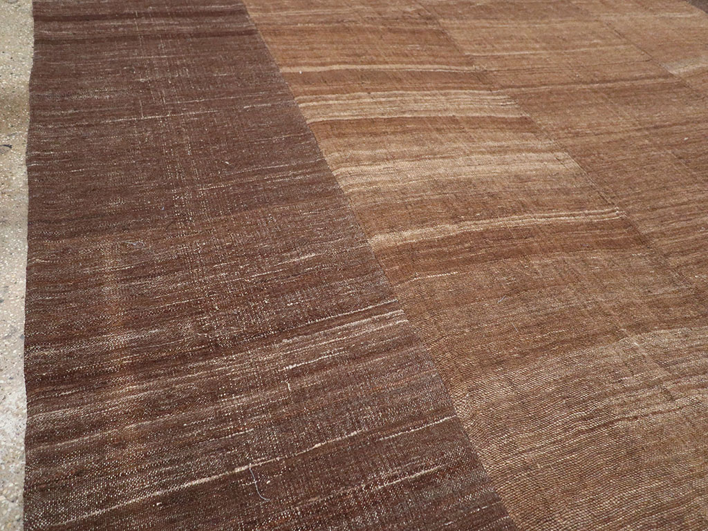 Vintage Turkish Flatweave Kilim Room Size Carpet, No.33078 - Gsblank