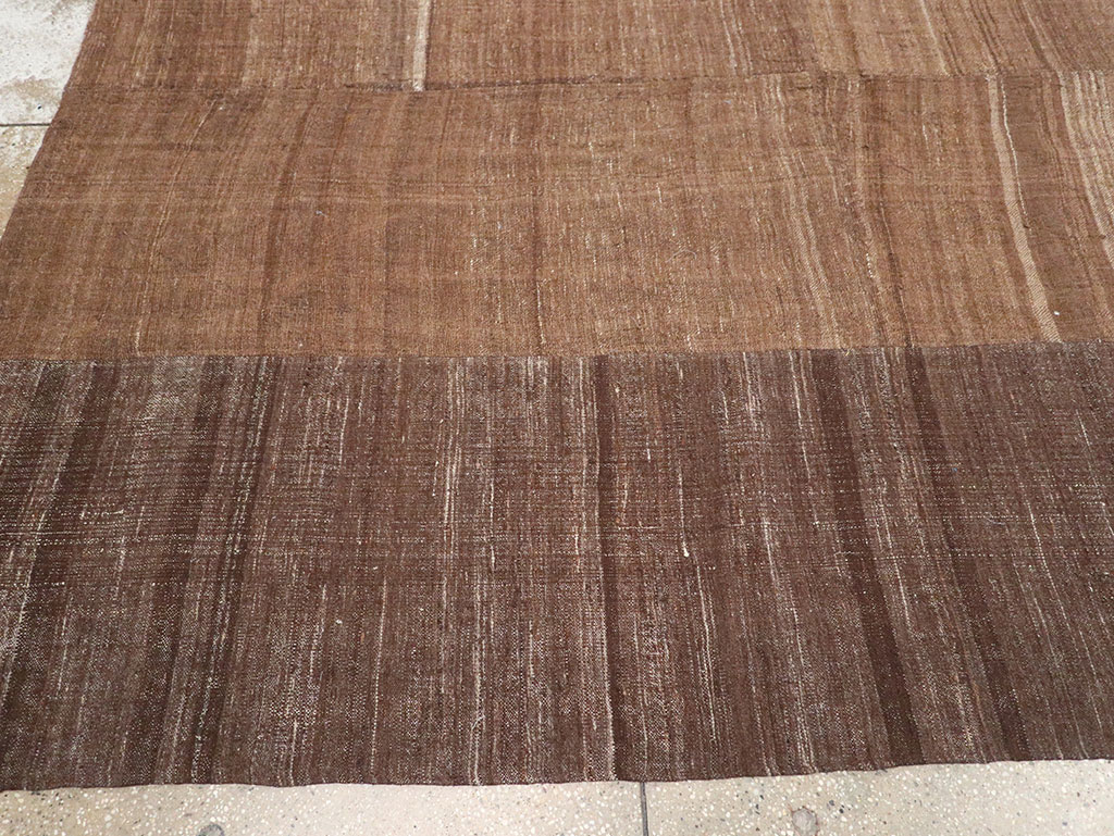 Vintage Turkish Flatweave Kilim Room Size Carpet, No.33078 - Gsblank