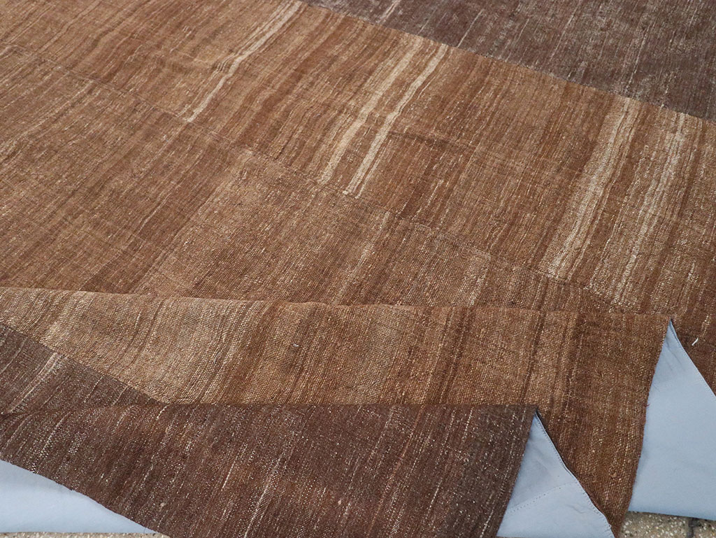 Vintage Turkish Flatweave Kilim Room Size Carpet, No.33078 - Gsblank