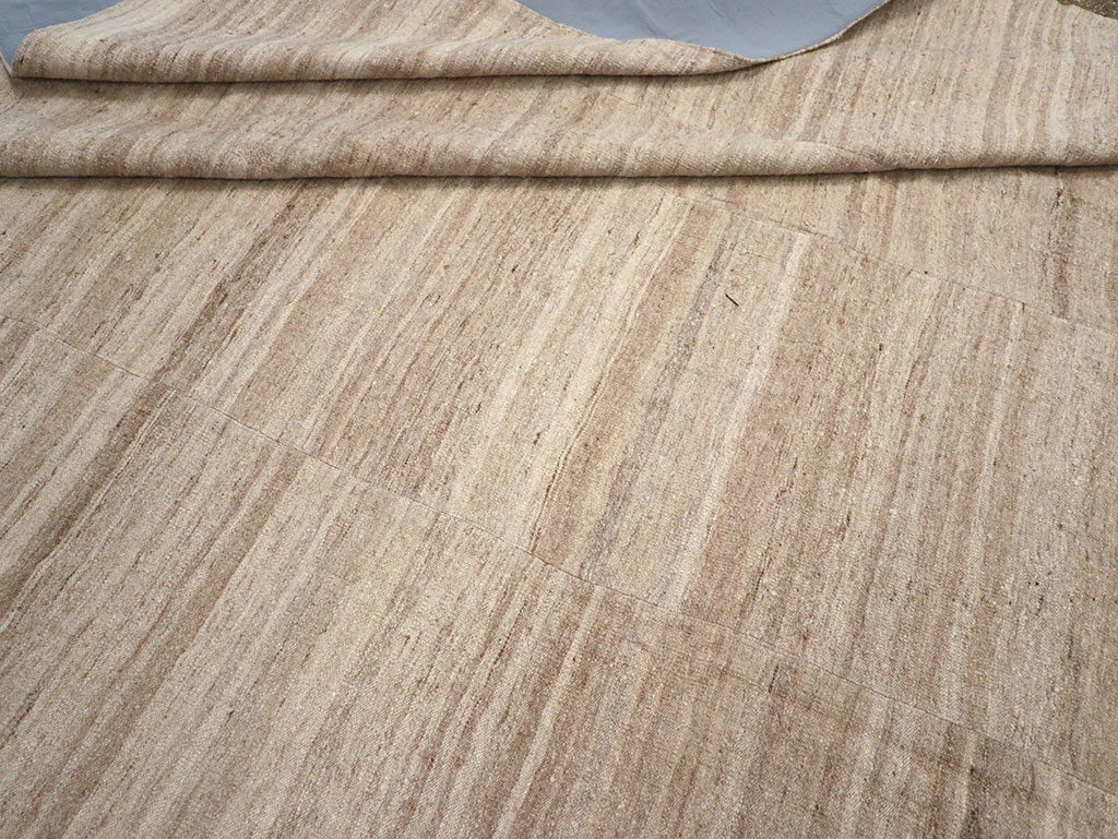 Vintage Turkish Flatweave Kilim Room Size Carpet, No.33079 - Gsblank