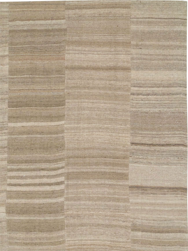 Vintage Turkish Flatweave Kilim Oversize Carpet, No.33086 - Gsblank