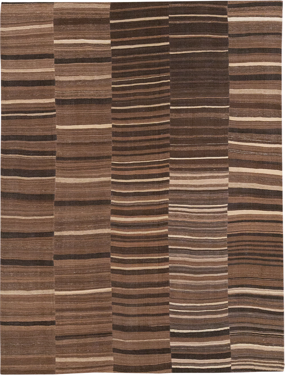 Vintage Turkish Flatweave Kilim Room Size Carpet, No.33089 - Gsblank