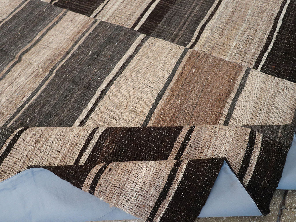 Vintage Turkish Flatweave Kilim Accent Rug, No.33091 - Gsblank