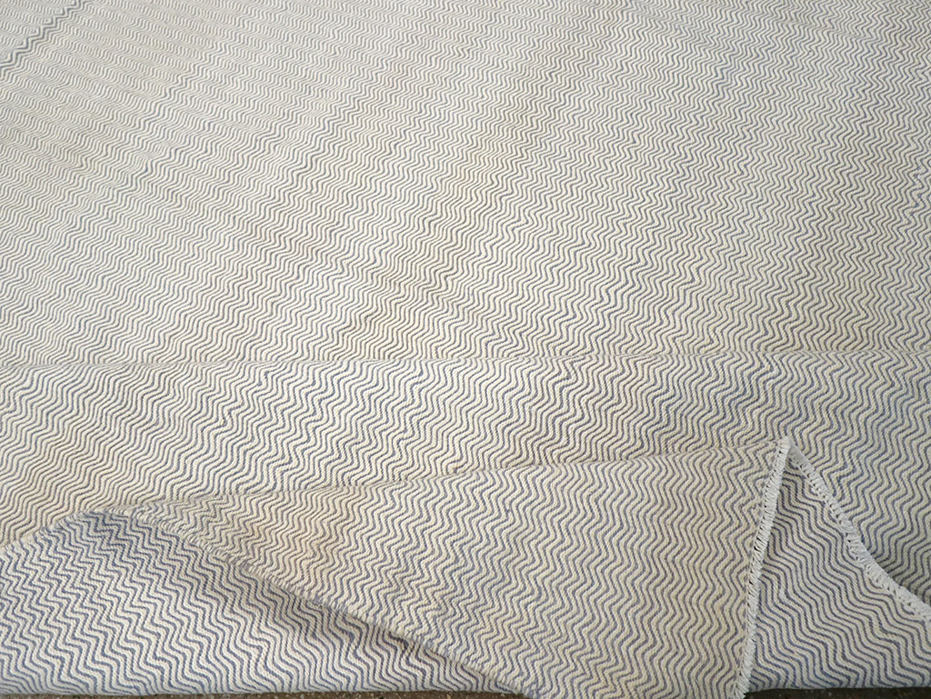 Vintage Turkish Flatweave Kilim Room Size Carpet, No.33111 - Gsblank