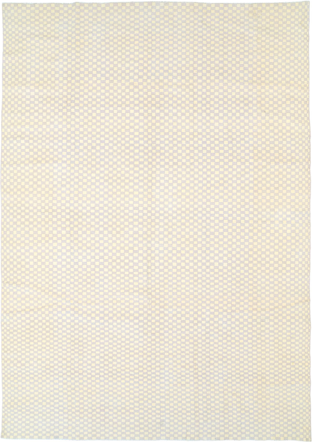 Vintage Turkish Flatweave Kilim Room Size Carpet, No.33112 - Gsblank