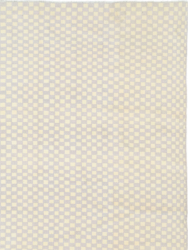 Vintage Turkish Flatweave Kilim Room Size Carpet, No.33112 - Gsblank