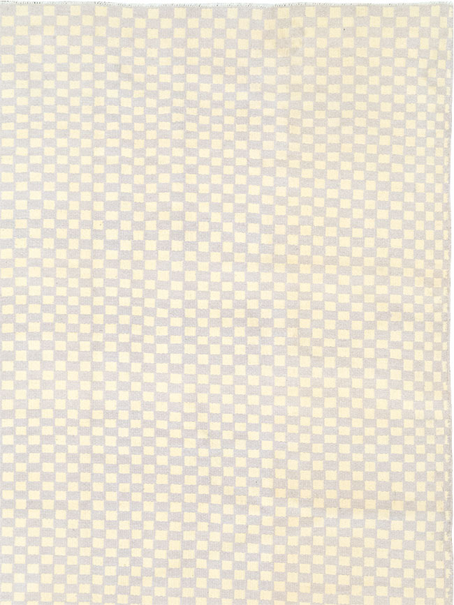 Vintage Turkish Flatweave Kilim Room Size Carpet, No.33112 - Gsblank