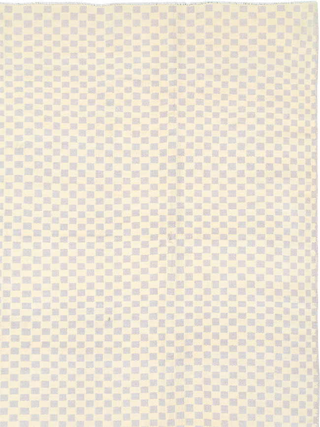 Vintage Turkish Flatweave Kilim Room Size Carpet, No.33112 - Gsblank