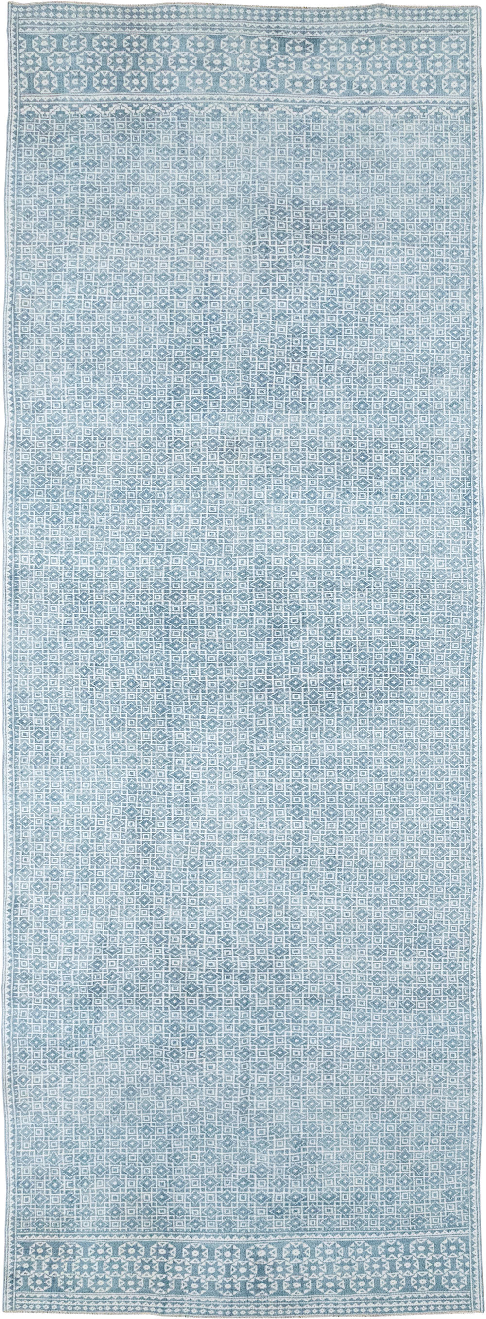 Vintage Turkish Flatweave Kilim Long and Narrow, No.33113 - Gsblank