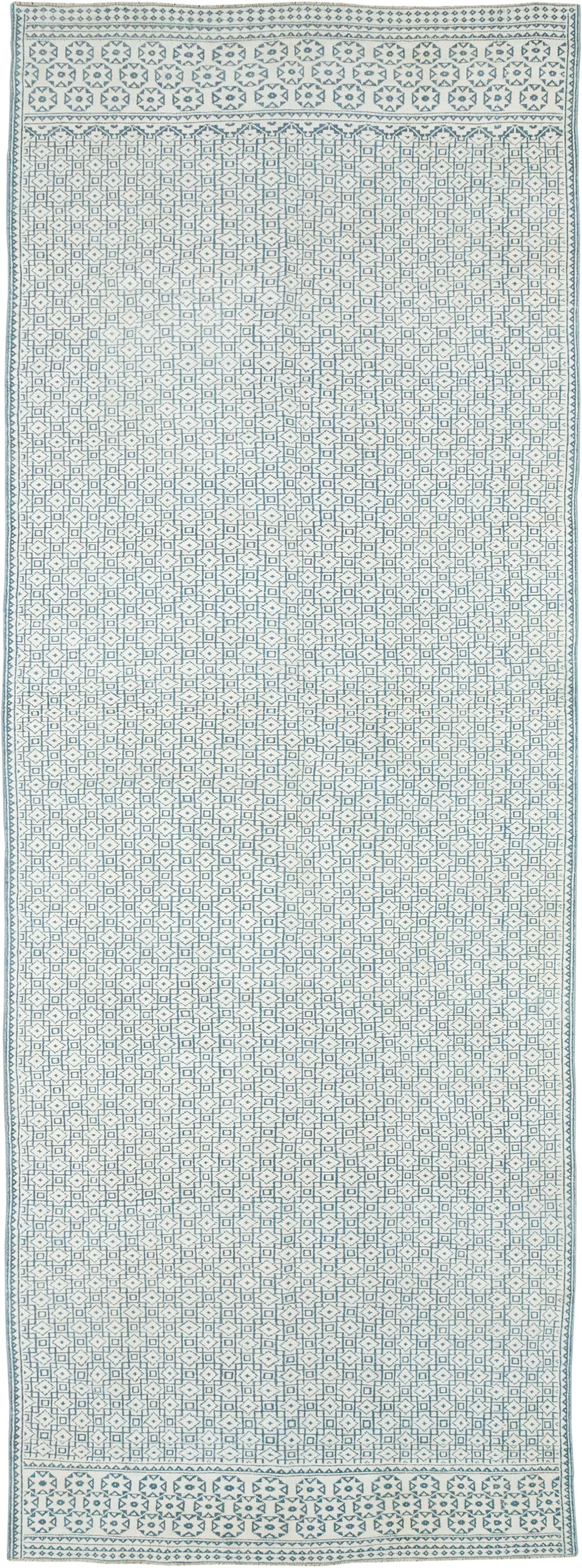 Vintage Turkish Flatweave Kilim Long and Narrow, No.33113 - Gsblank