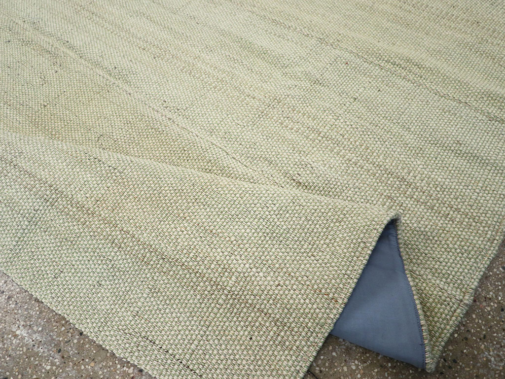 Modern Turkish Flatweave Accent Carpet, No.33115 - Gsblank