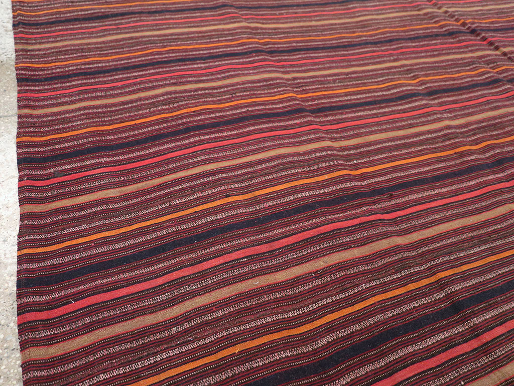 Vintage Turkish Flatweave Kilim Rug, No.33121 - Gsblank