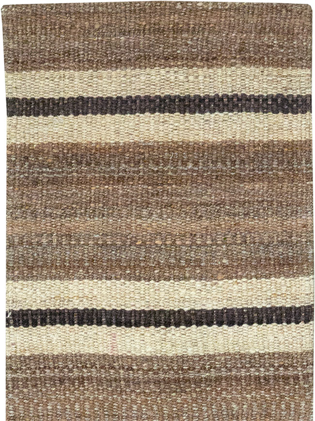 Vintage Turkish Flatweave Kilim Runner, No.33125 - Gsblank