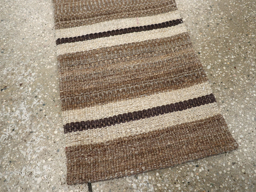 Vintage Turkish Flatweave Kilim Runner, No.33125 - Gsblank