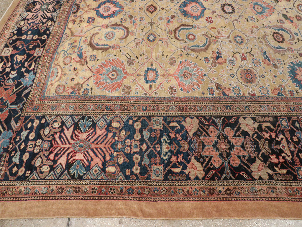 Antique Persian Sultanabad Room Size Carpet, No.33126 - Gsblank