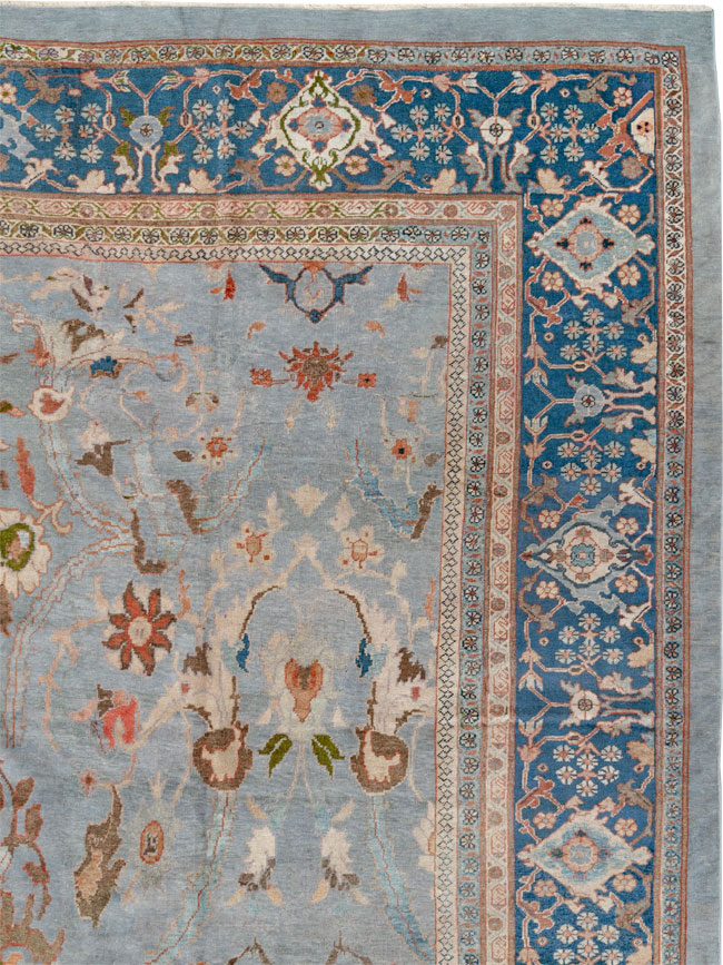 Antique Persian Mahal Large Carpet, No.33135 - Gsblank