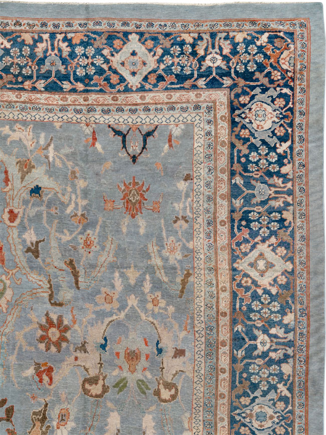 Antique Persian Mahal Large Carpet, No.33135 - Gsblank