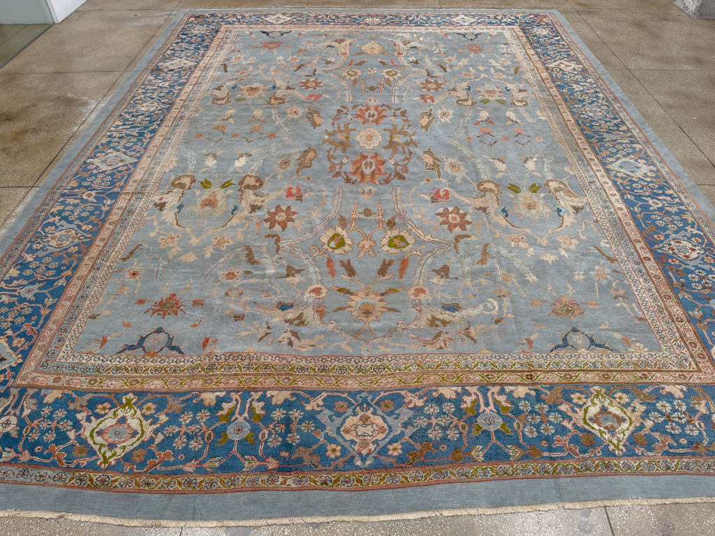 Antique Persian Mahal Large Carpet, No.33135 - Gsblank