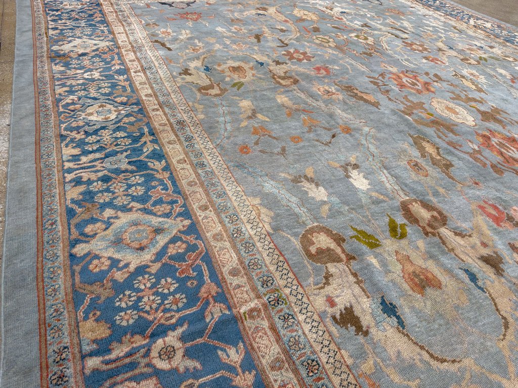 Antique Persian Mahal Large Carpet, No.33135 - Gsblank