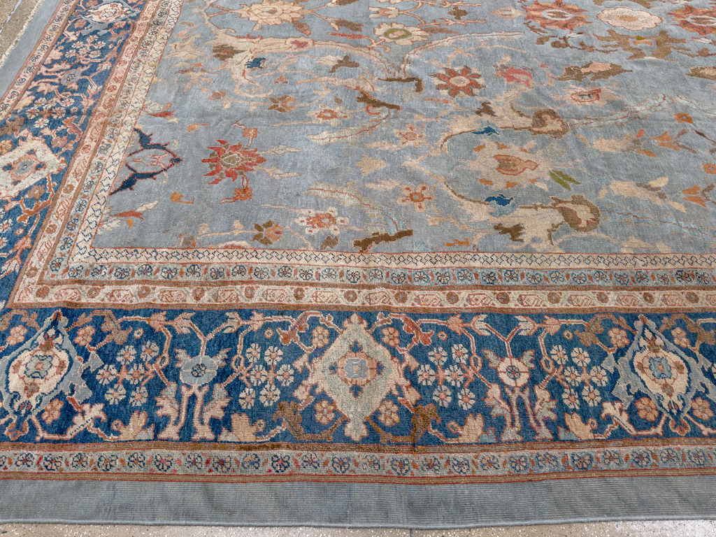 Antique Persian Mahal Large Carpet, No.33135 - Gsblank