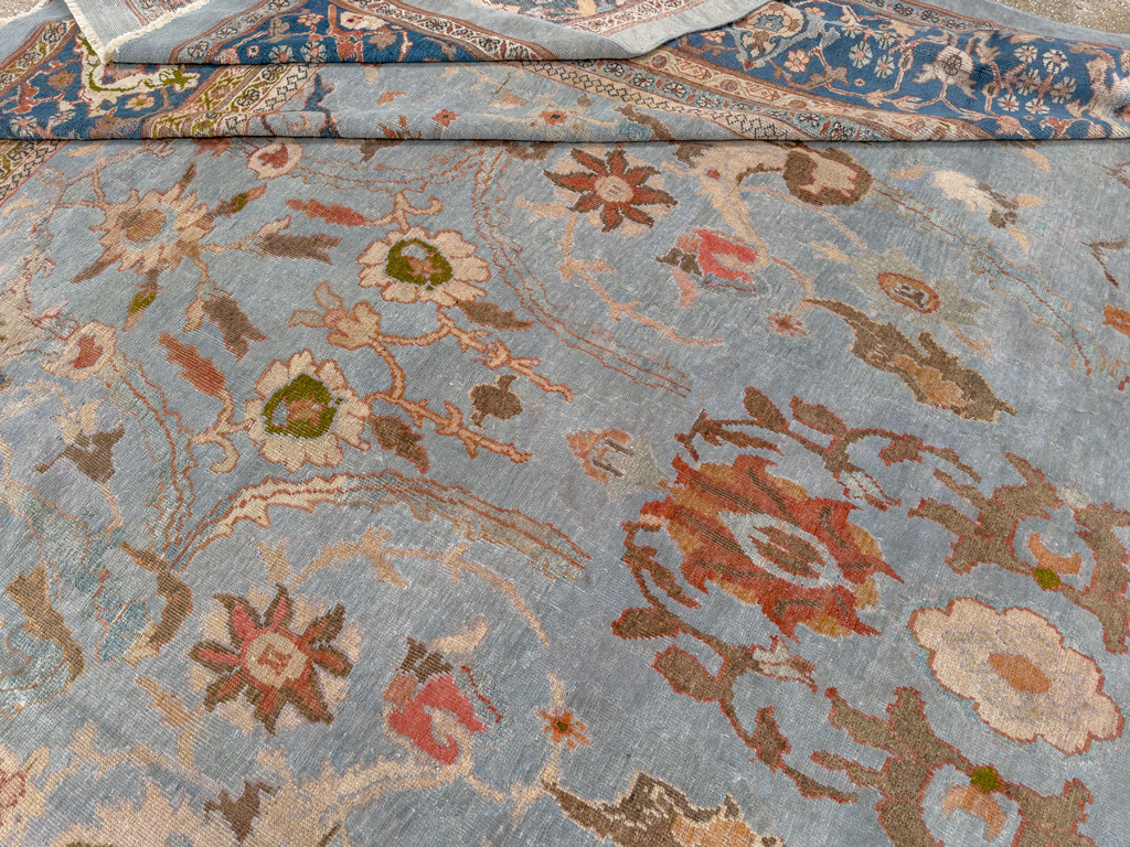 Antique Persian Mahal Large Carpet, No.33135 - Gsblank